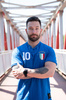 Retro Italy Gli Azzurri cotton T-shirt